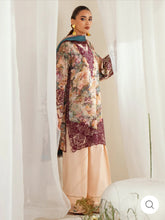 Eres Bonita by BinIlyas Embroidered Viscose Shirt with Digital Print Chiffon Dupatta & Trousers | 3-Piece Unstitched Suit 1104-B